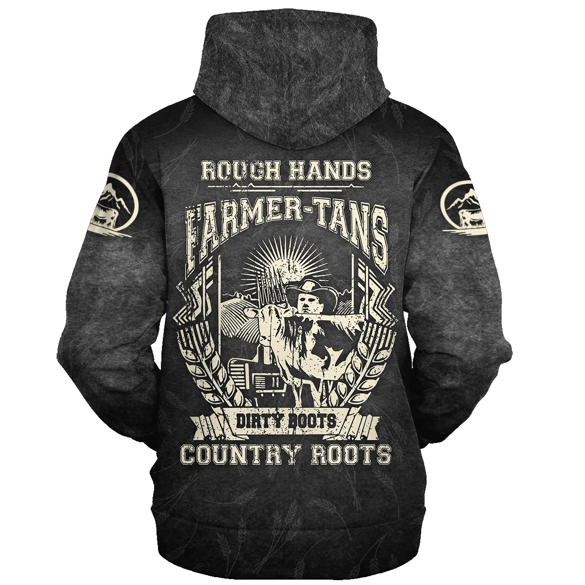 3D Print Black Country Roots Hoodie, Farmer Tans Hoodie For Men Women