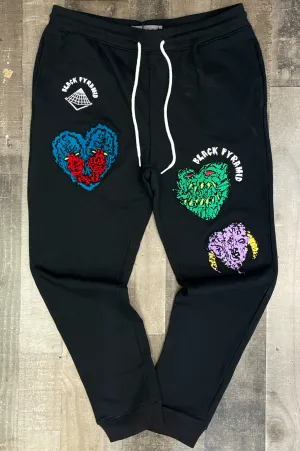 Black pyramid- pyramid sweatpants