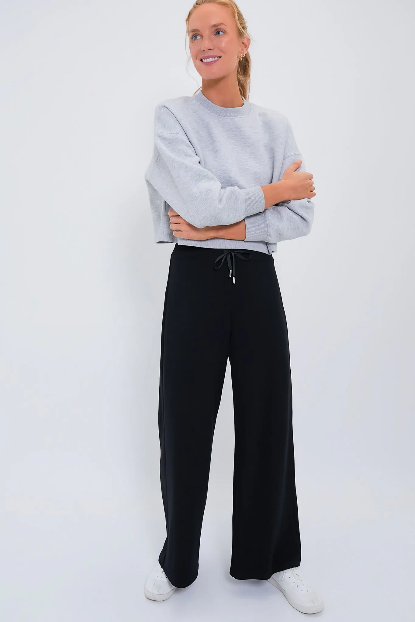 Black Wide Leg Finn Sweatpants