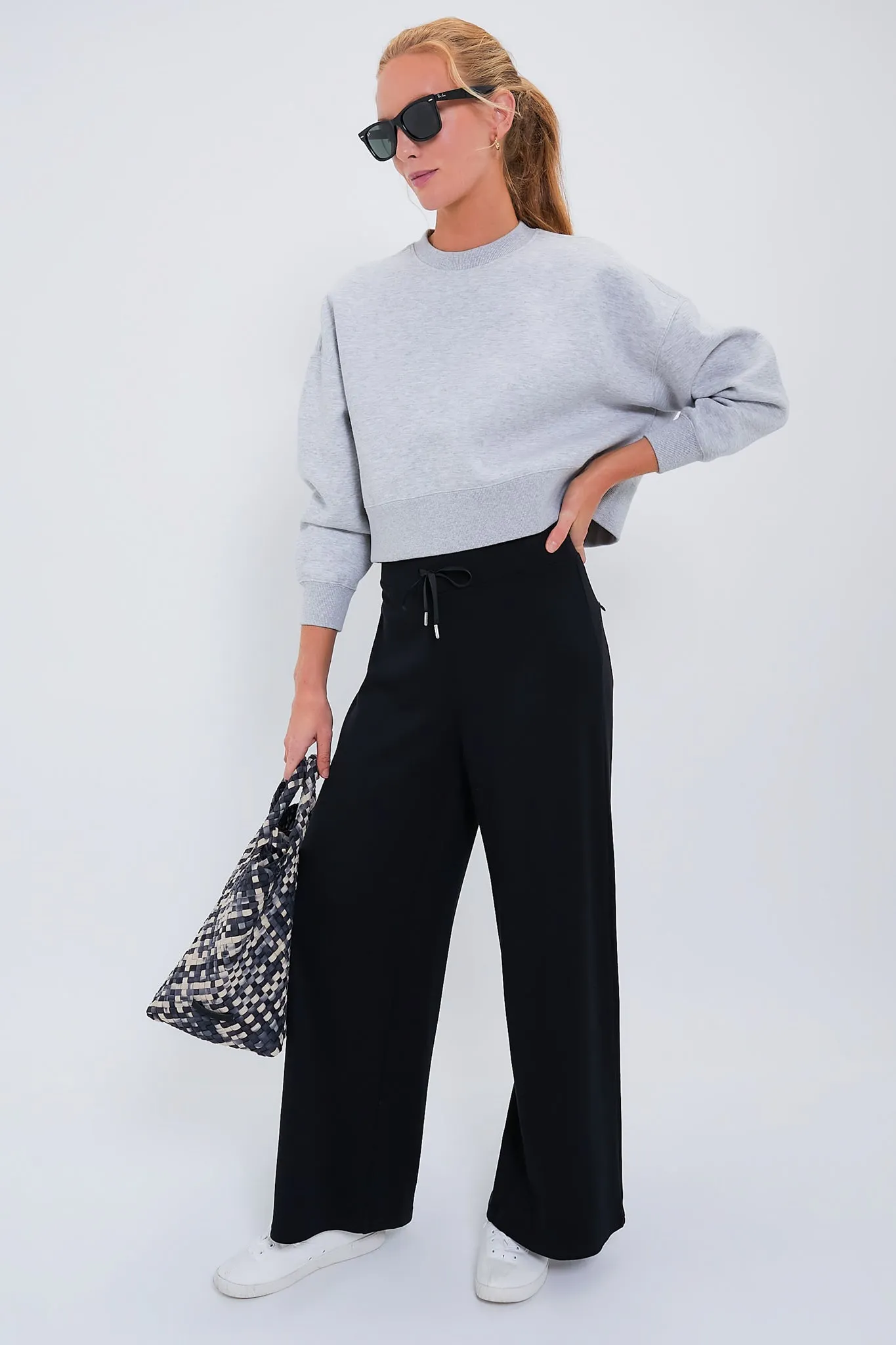 Black Wide Leg Finn Sweatpants