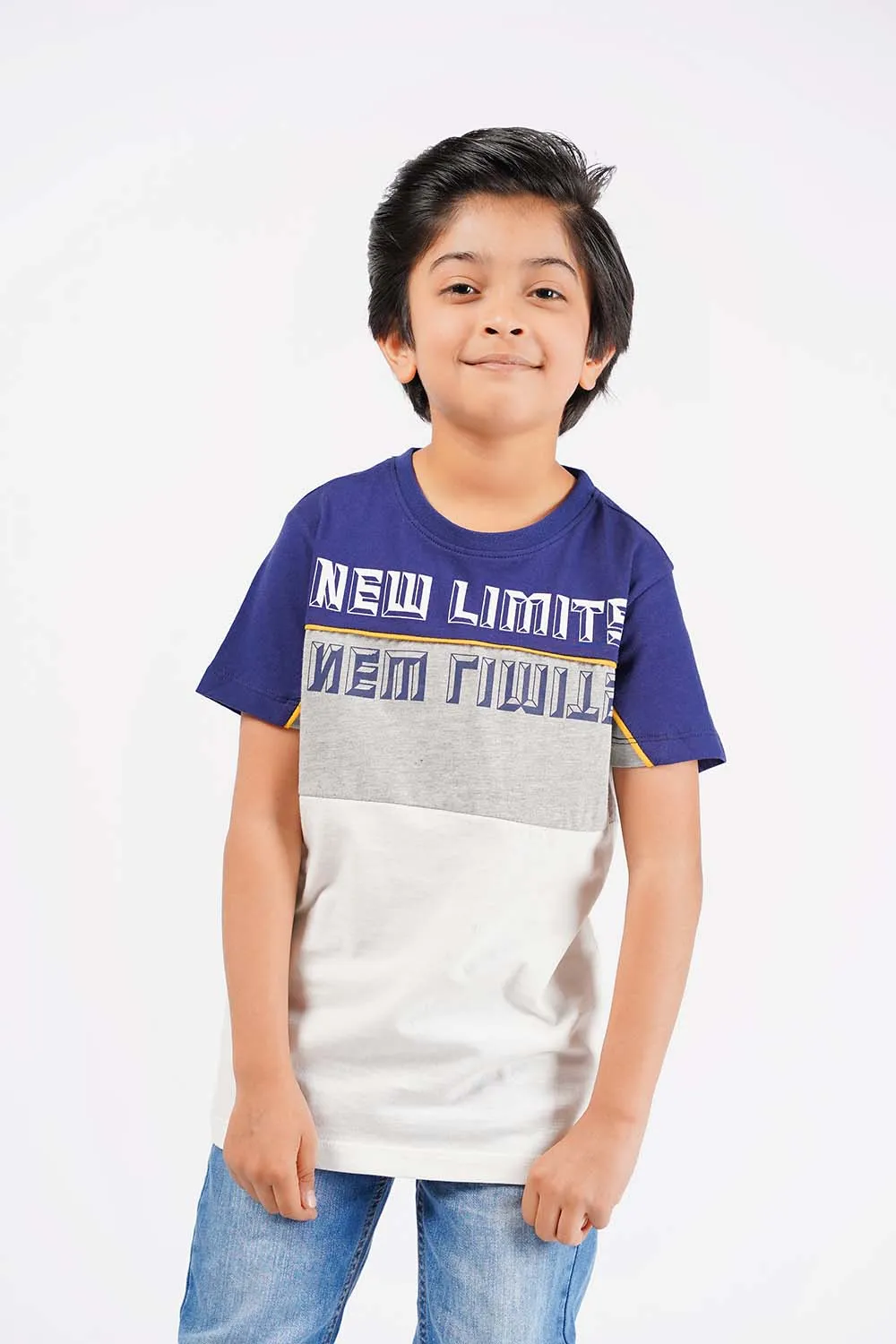 Boy's Short Sleeves Graphics Tee