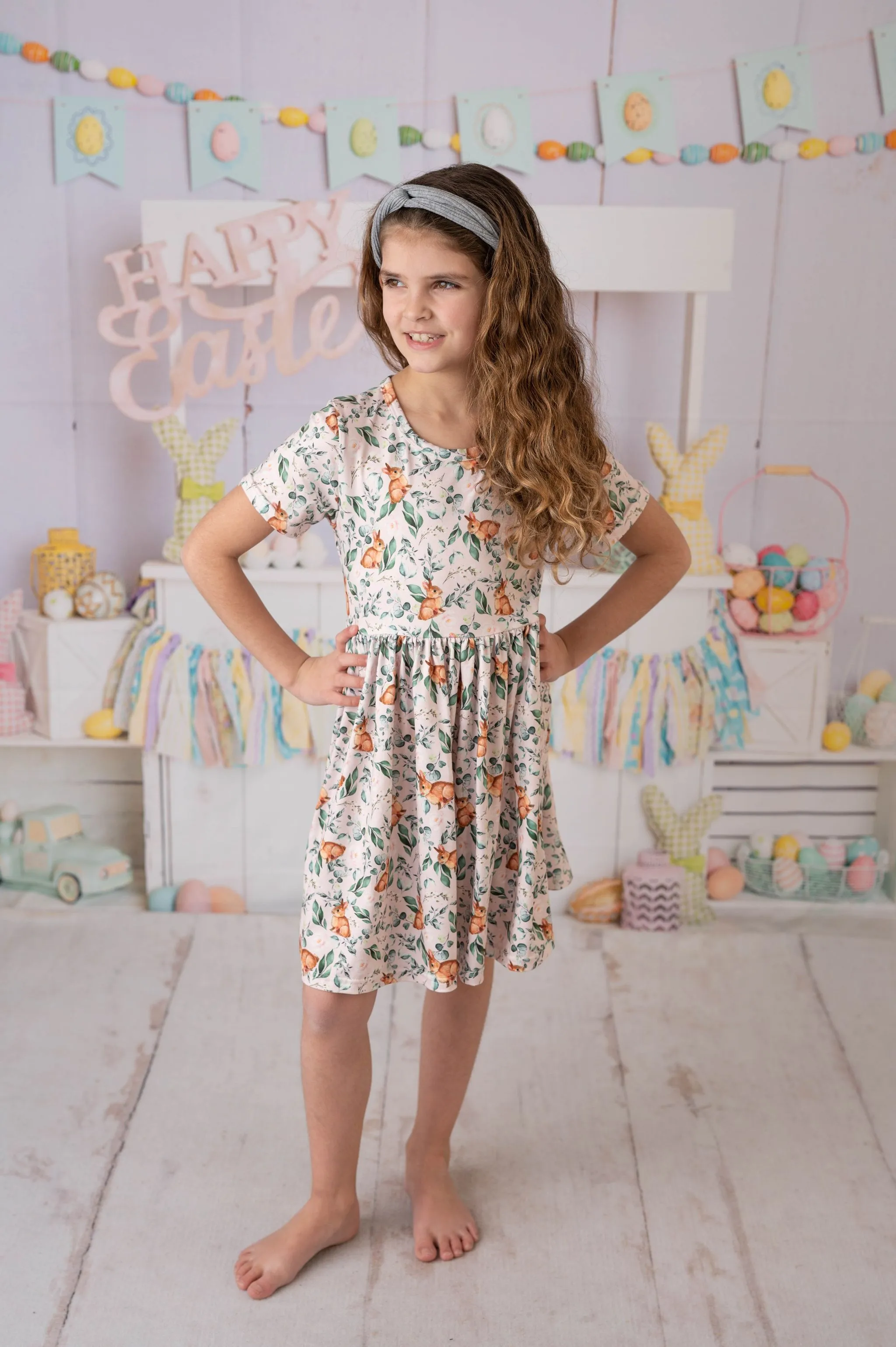 BUNNY SHORT SLEEVES DRESS