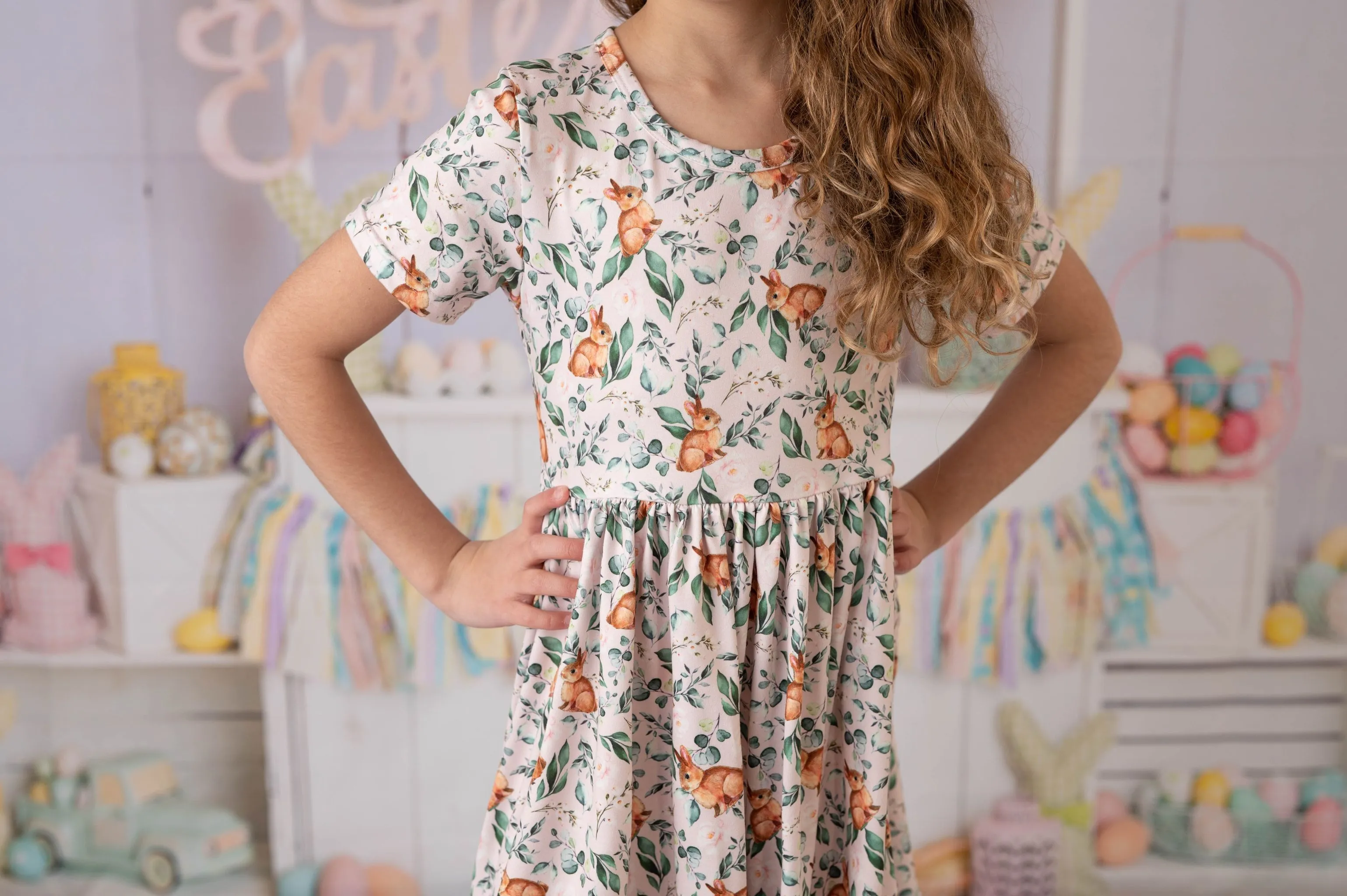 BUNNY SHORT SLEEVES DRESS