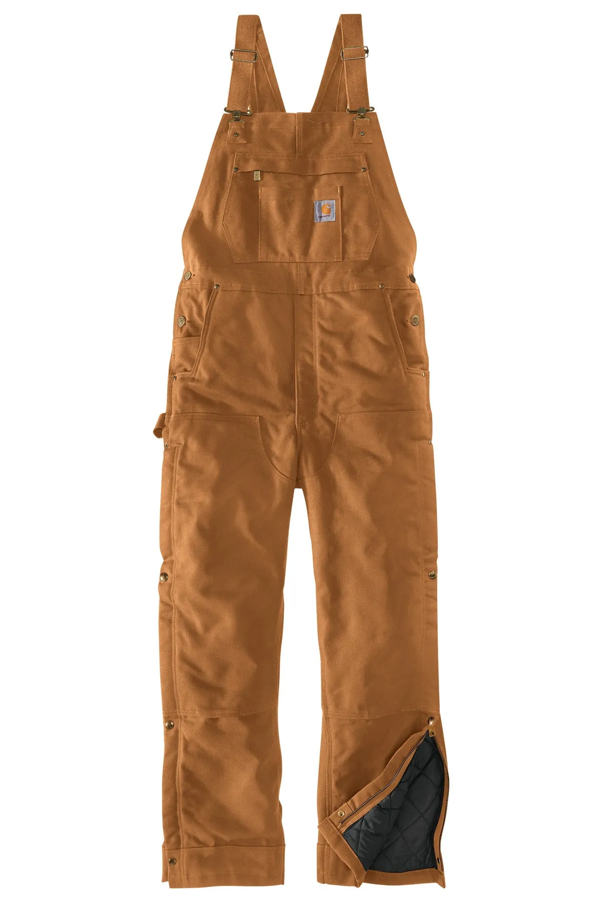 Carhartt Men's Short Firm Duck Insulated Bib Overalls CTS104393