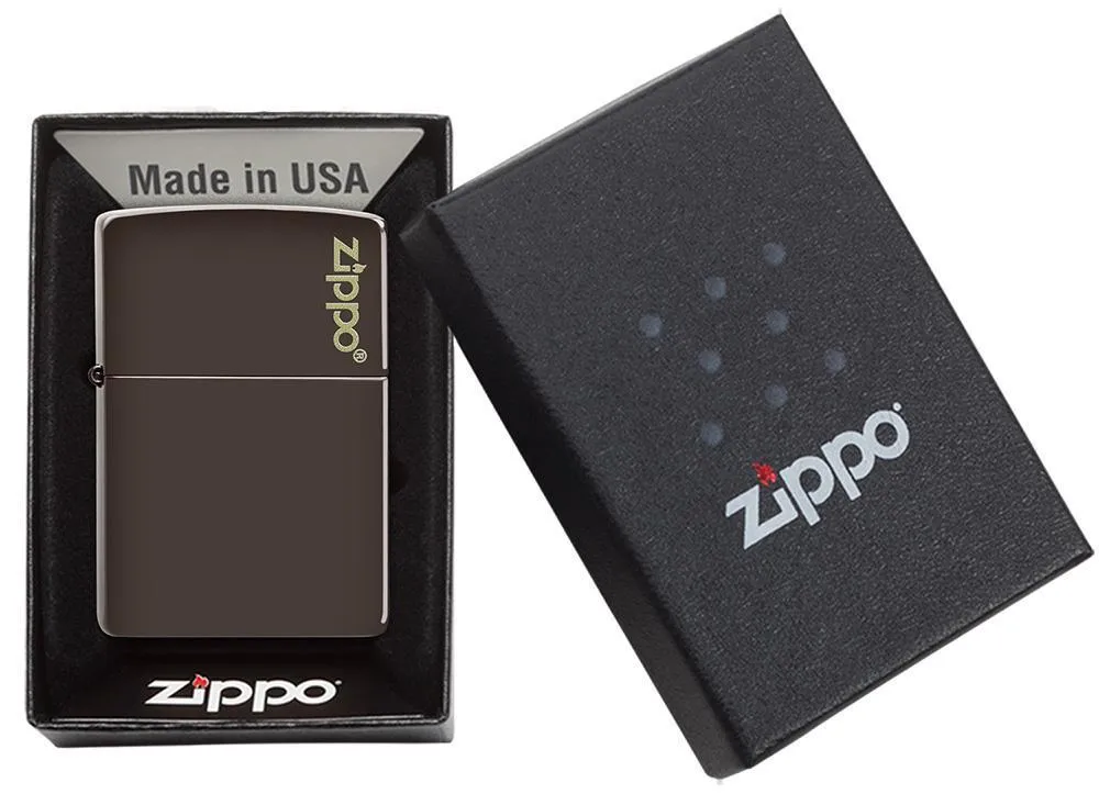 Classic Brown Zippo Logo