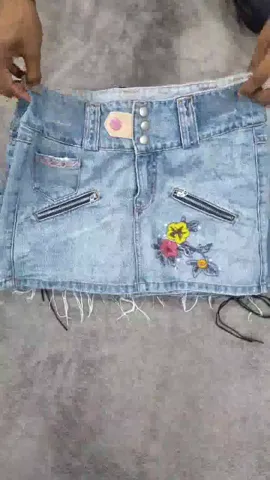 CR2107 Y2K Denim Skirts - 12 Pcs