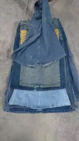 CR2139 Y2K Denim Long Skirts