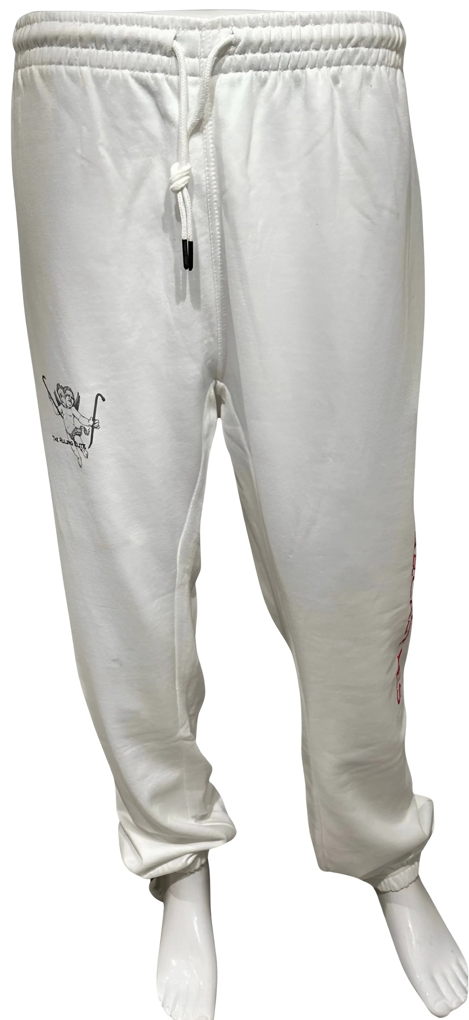 ^CROOKS & CASTLES^ (WHITE) ~RULING ANGEL~ JOGGER SWEATPANTS