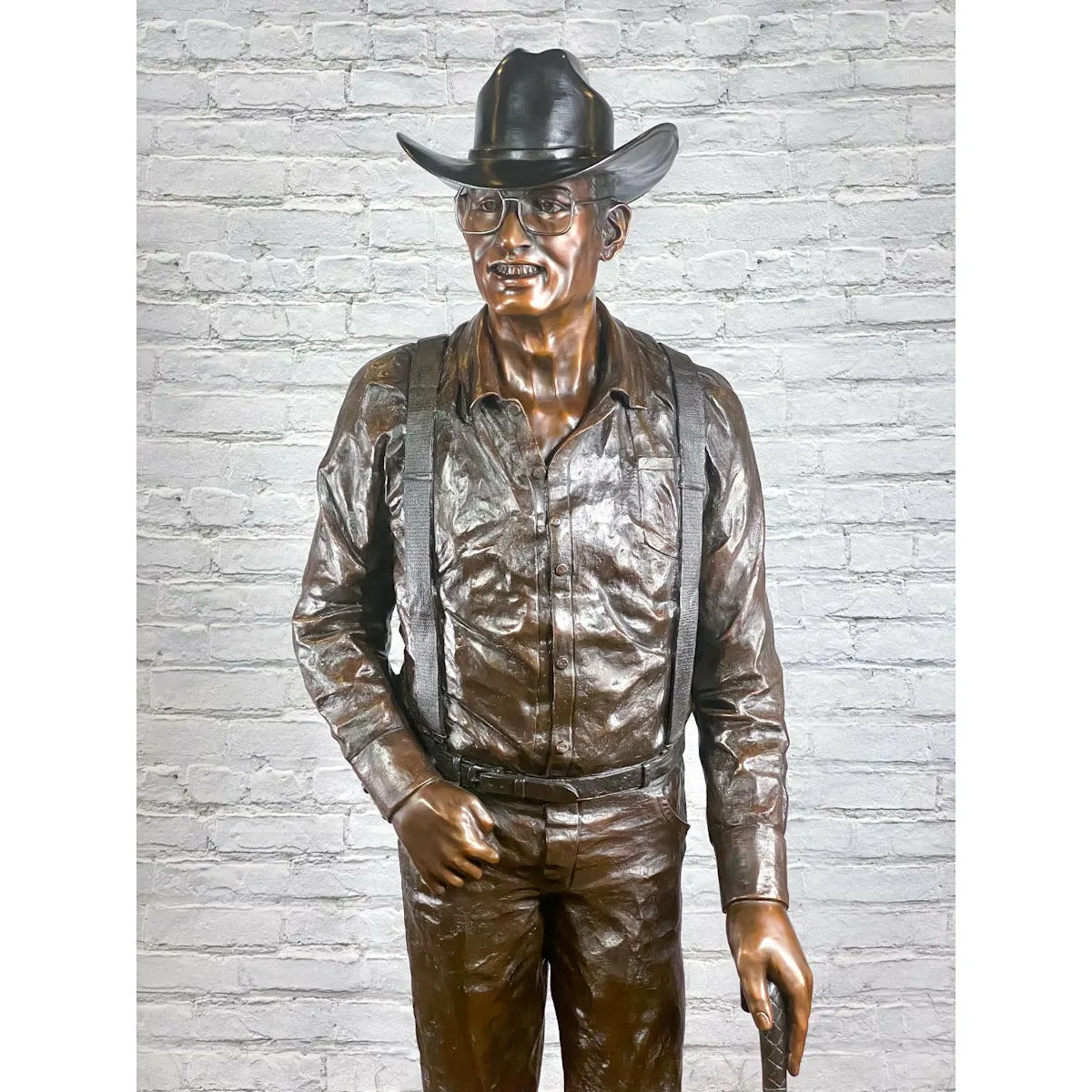 Custom Statue of Texas Mayor Bob Rheudasil