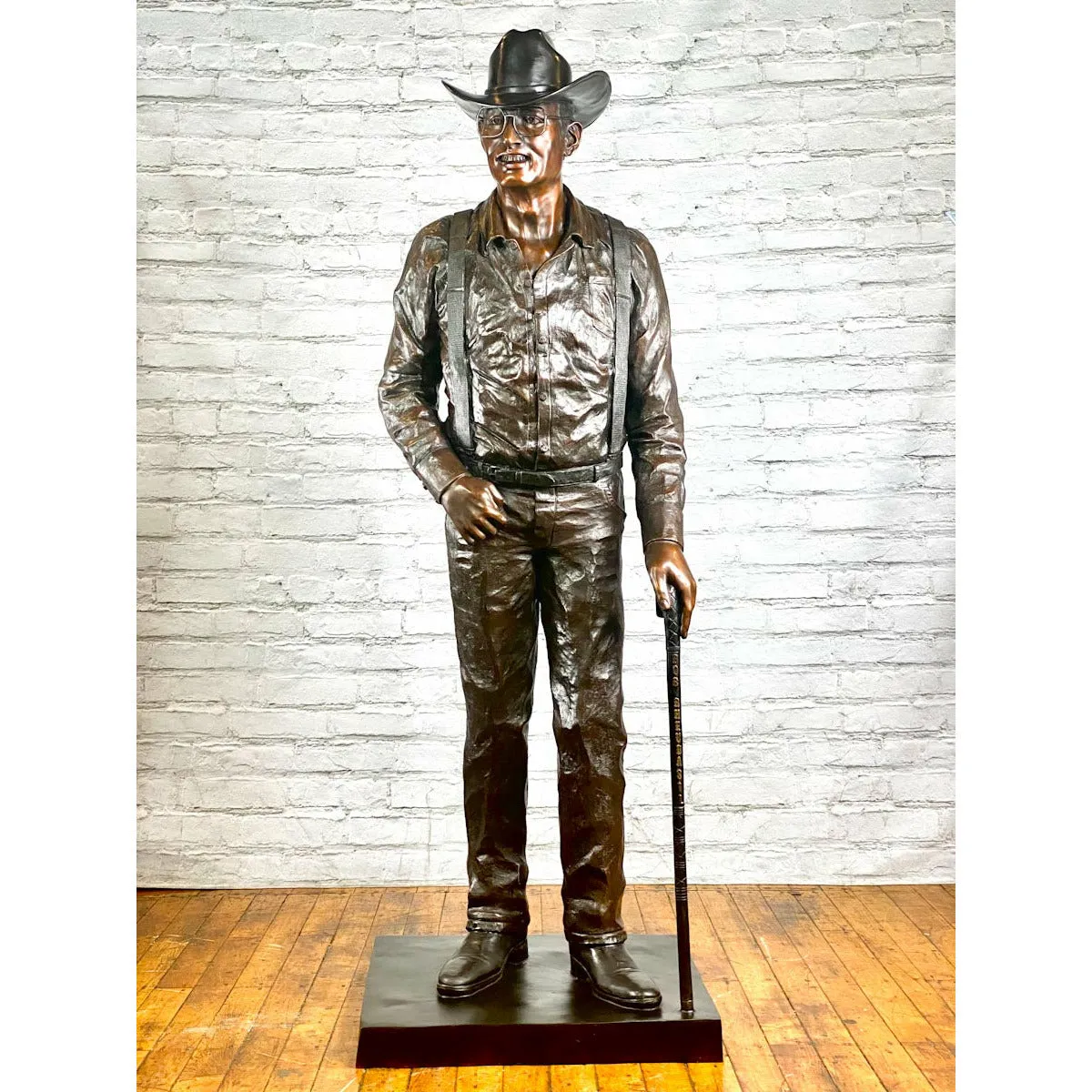 Custom Statue of Texas Mayor Bob Rheudasil