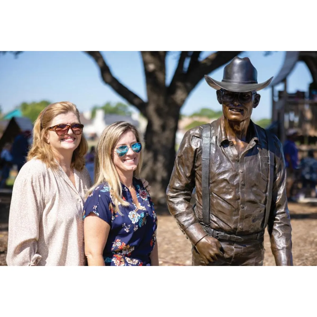 Custom Statue of Texas Mayor Bob Rheudasil