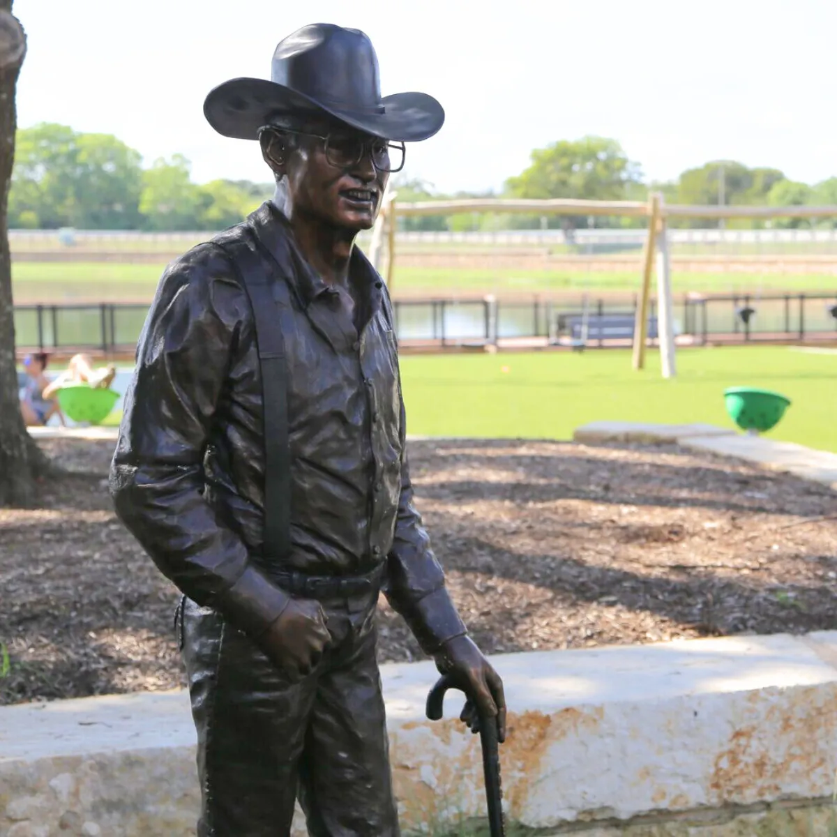 Custom Statue of Texas Mayor Bob Rheudasil