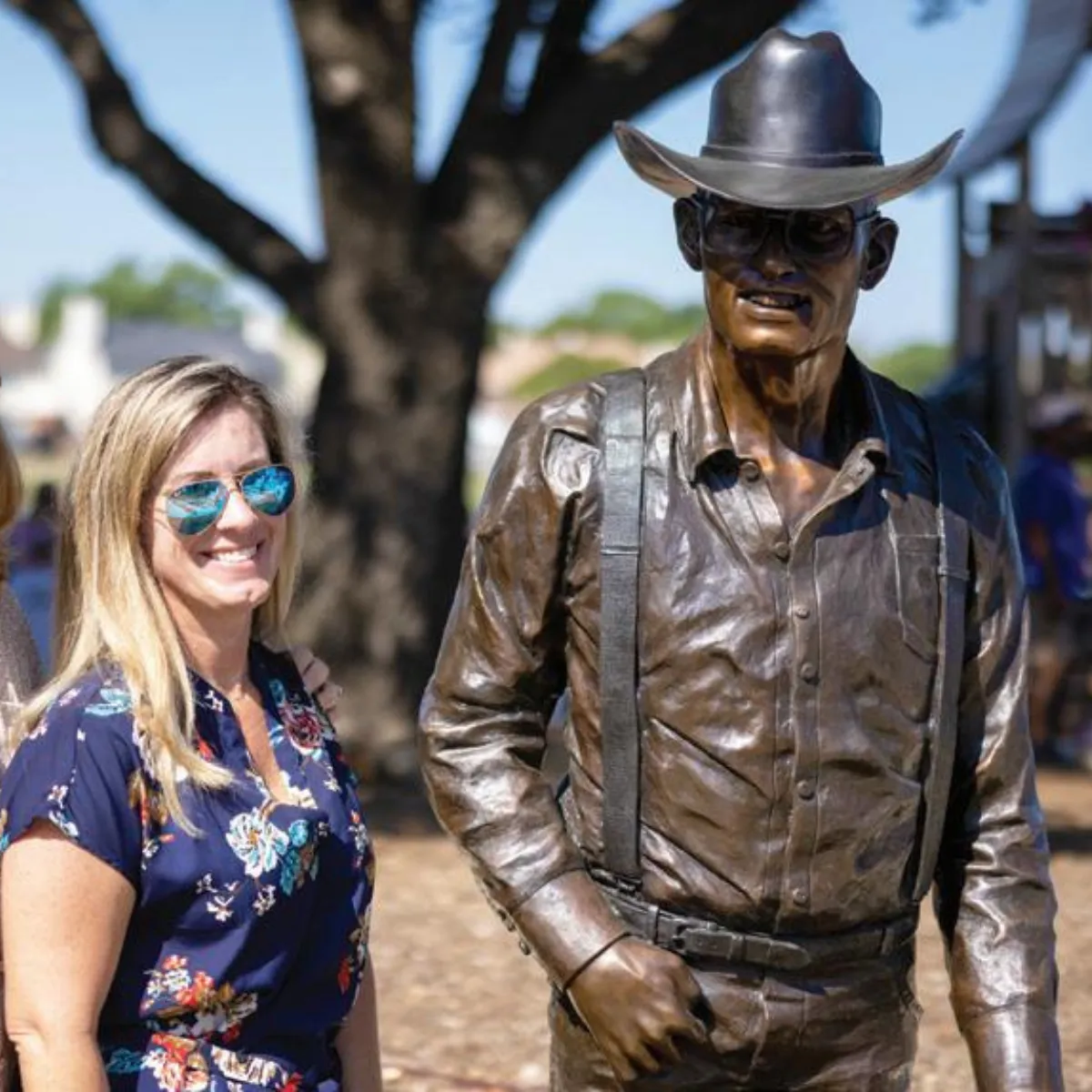 Custom Statue of Texas Mayor Bob Rheudasil