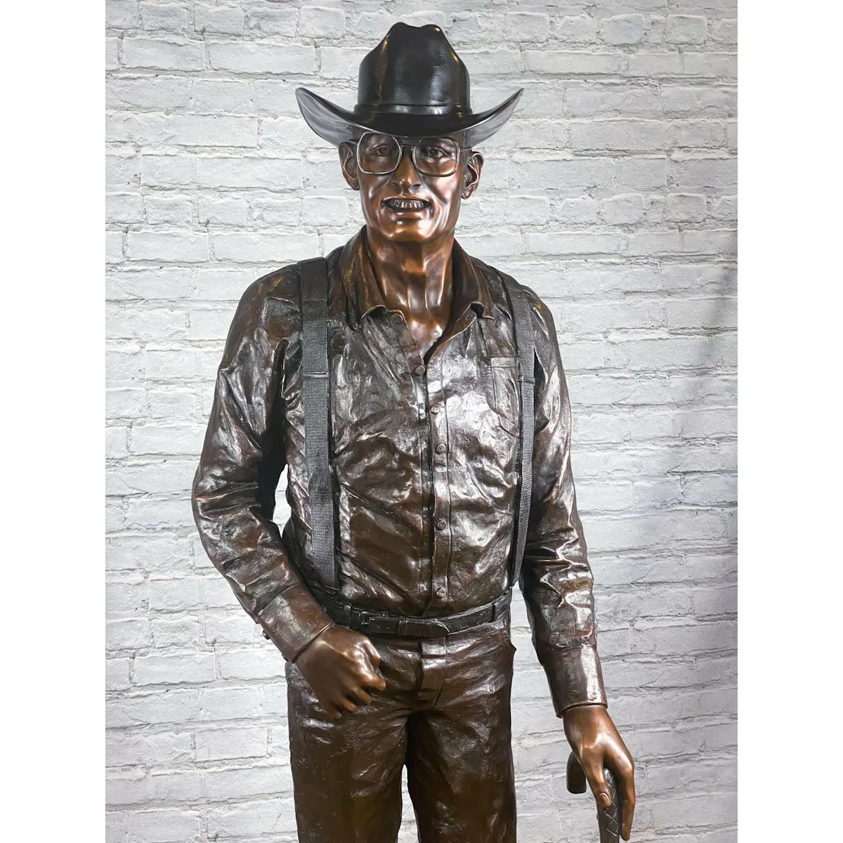 Custom Statue of Texas Mayor Bob Rheudasil