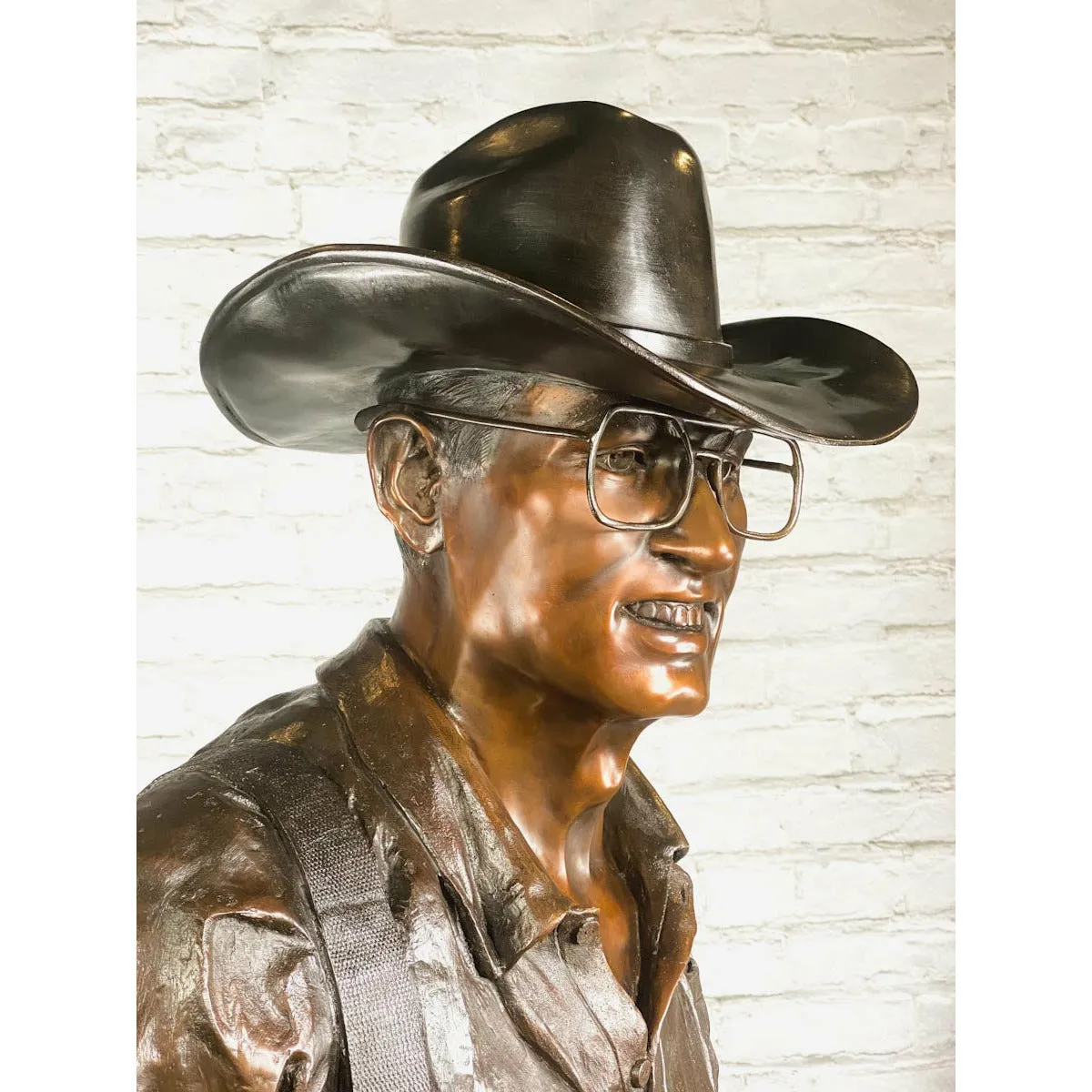 Custom Statue of Texas Mayor Bob Rheudasil