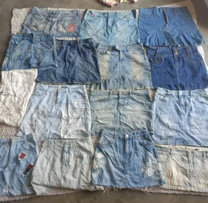 Denim mini skirts 27 pieces