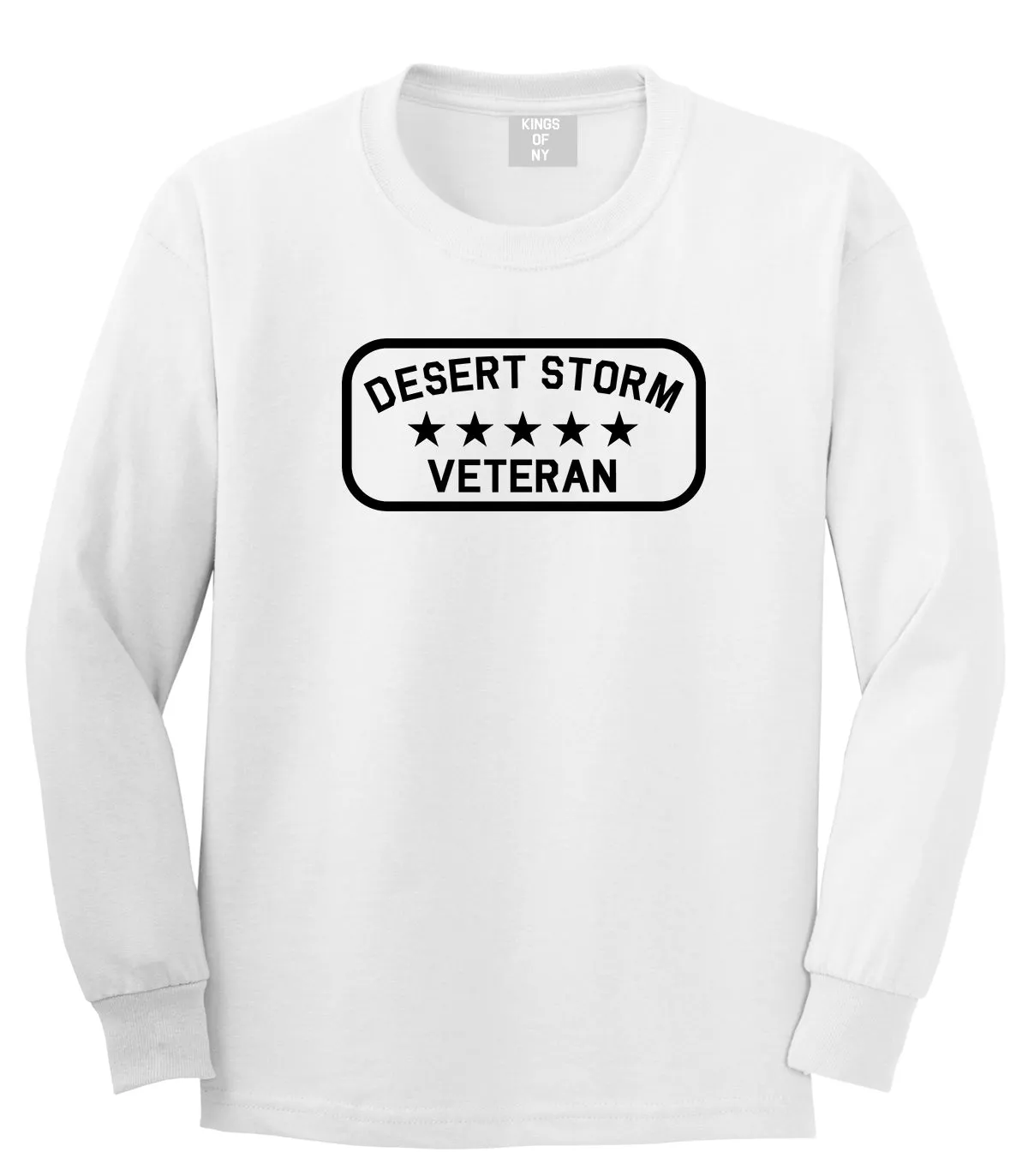 Desert Storm Veteran Mens Long Sleeve T-Shirt