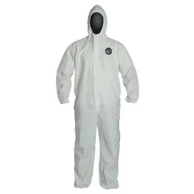 DuPont™ ProShield® NexGen Coverall with Attached Hood, White, X-Large, NG127S-NP-XL