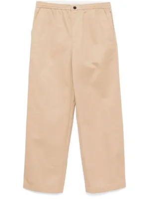 Elastic Waist Cotton Pants