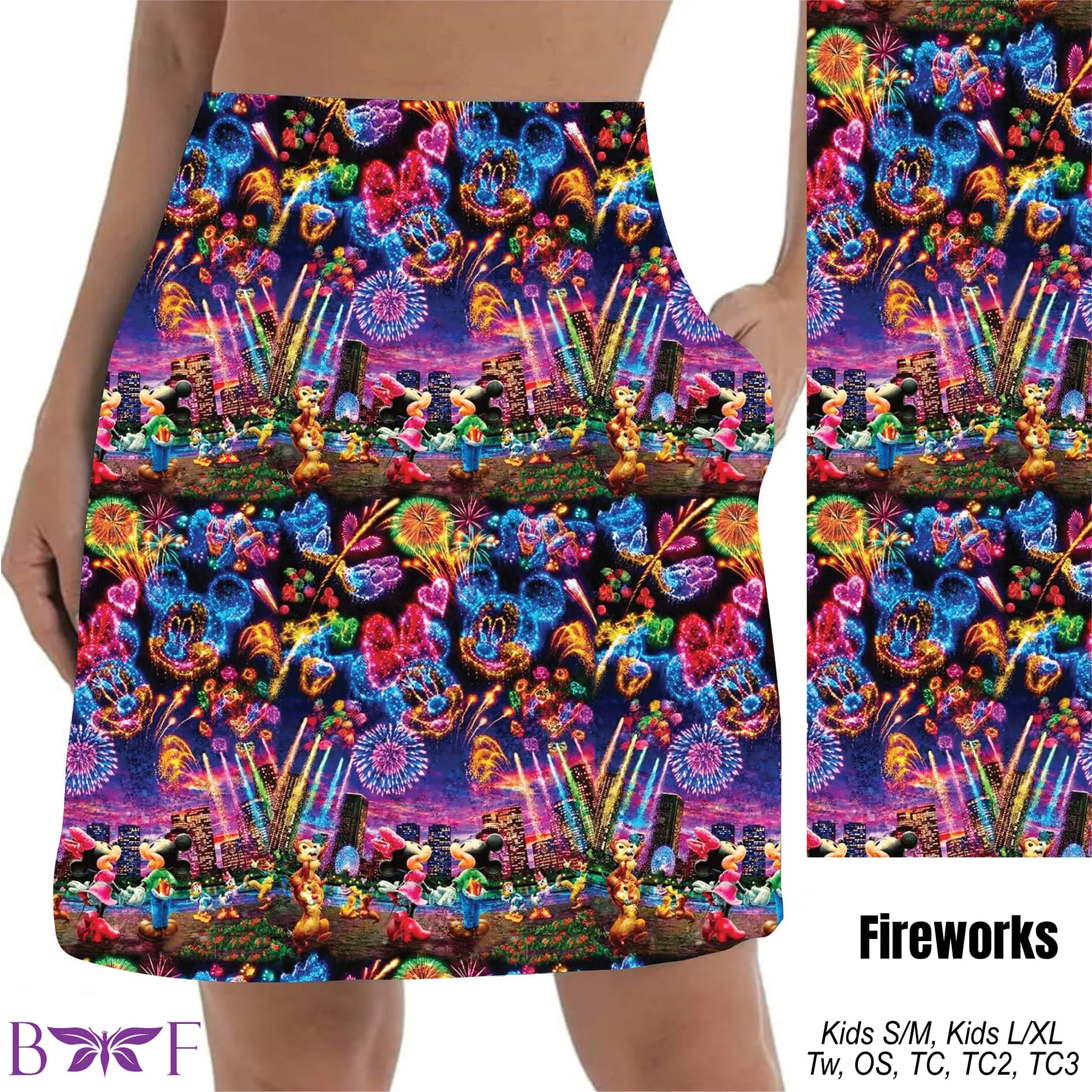 Fireworks Skort