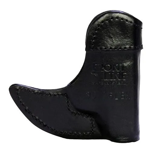 Front Pocket Leather Holster - Ruger LCP, Black, Left Hand