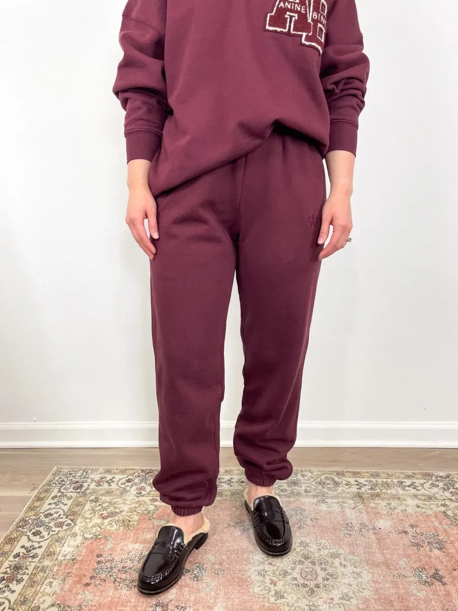 Karter Jogger in Dark Burgundy