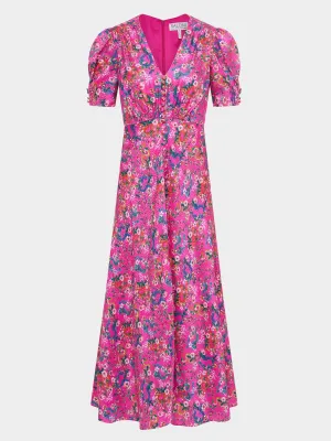 Lea Long Dress in Blossom Hidden Dragon