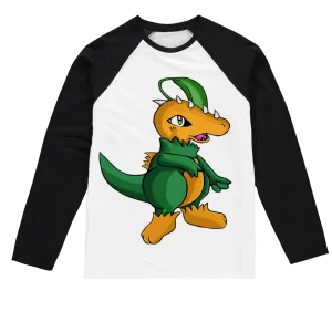 Leafasaur Sublimation Baseball Long Sleeve T-Shirt