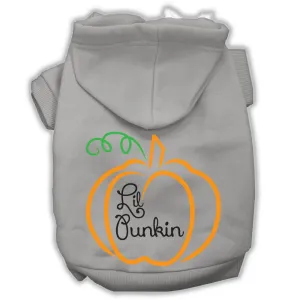 Lil Punkin Screenprint Hoodie Grey S (10)