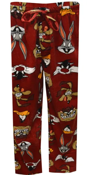 Looney Tunes Cast of Characters Minky Fleece Loungepants