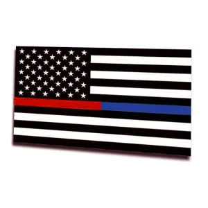 Magnet - Dual Line American Flag