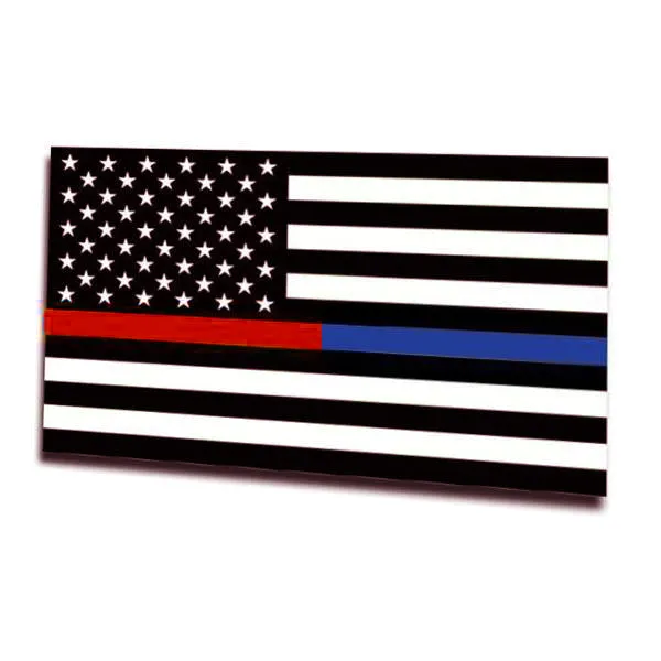 Magnet - Dual Line American Flag