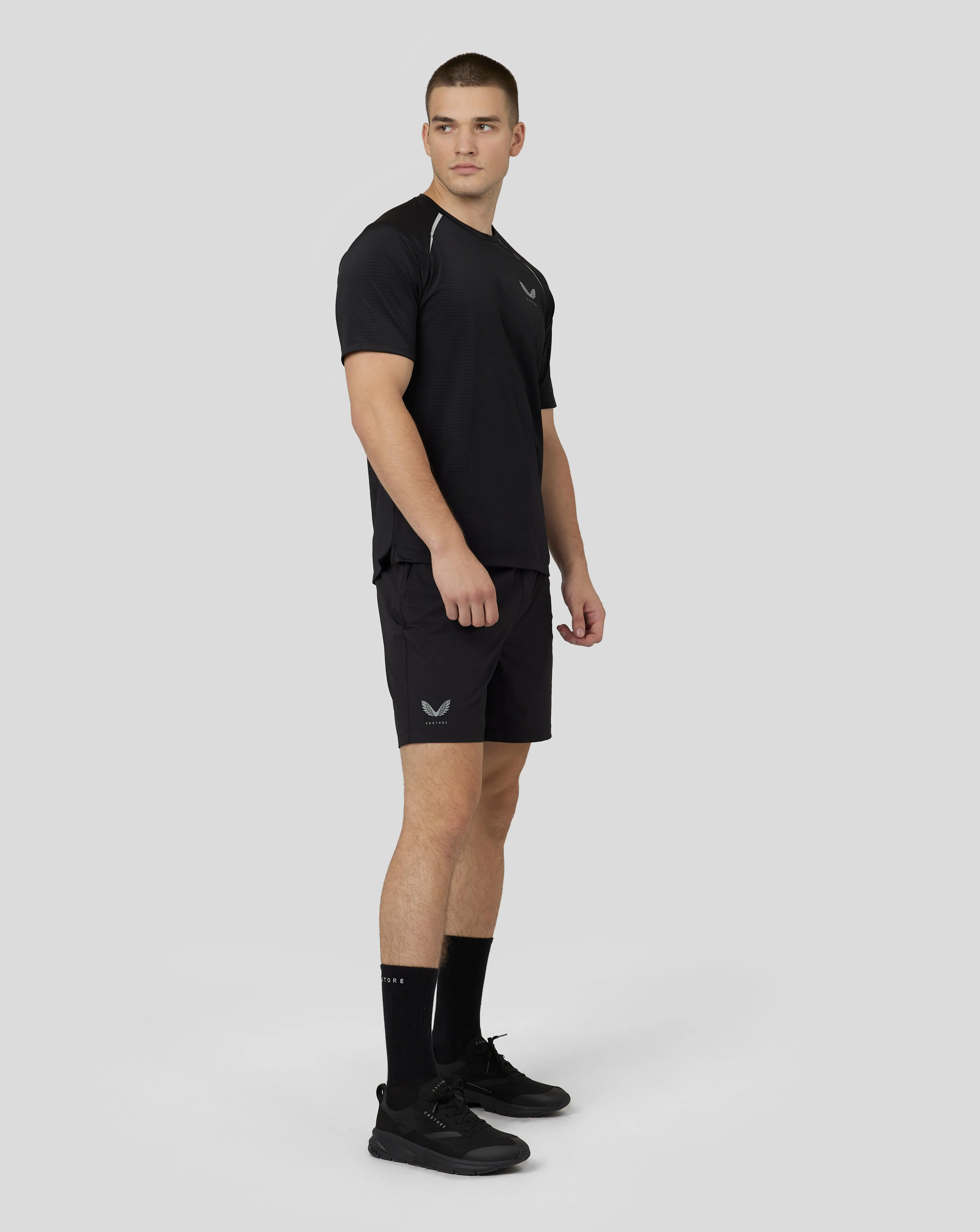 Men’s Light Breathable Woven Shorts - Black