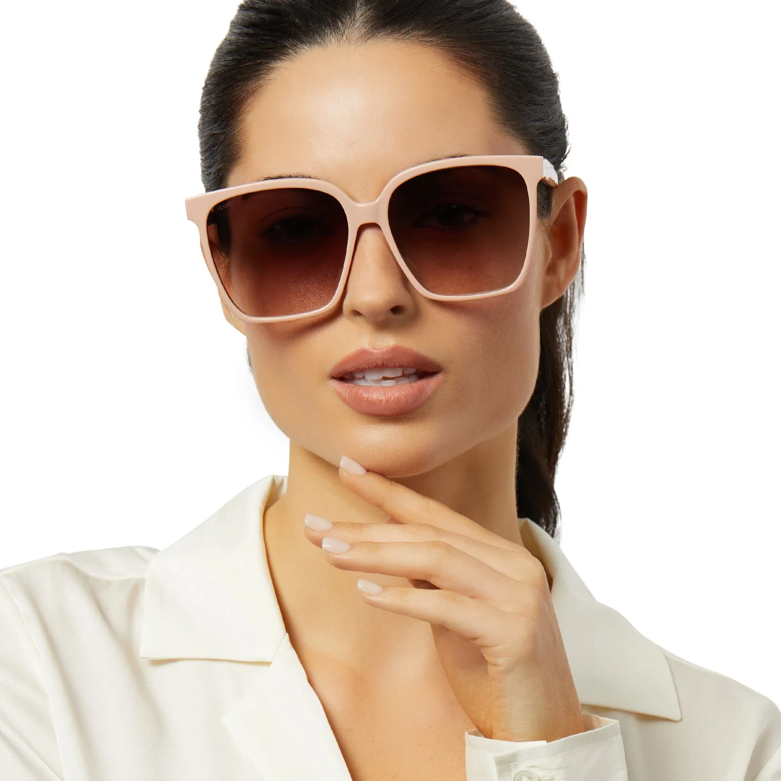 NAOMI - NUDE   BROWN GRADIENT   POLARIZED SUNGLASSES