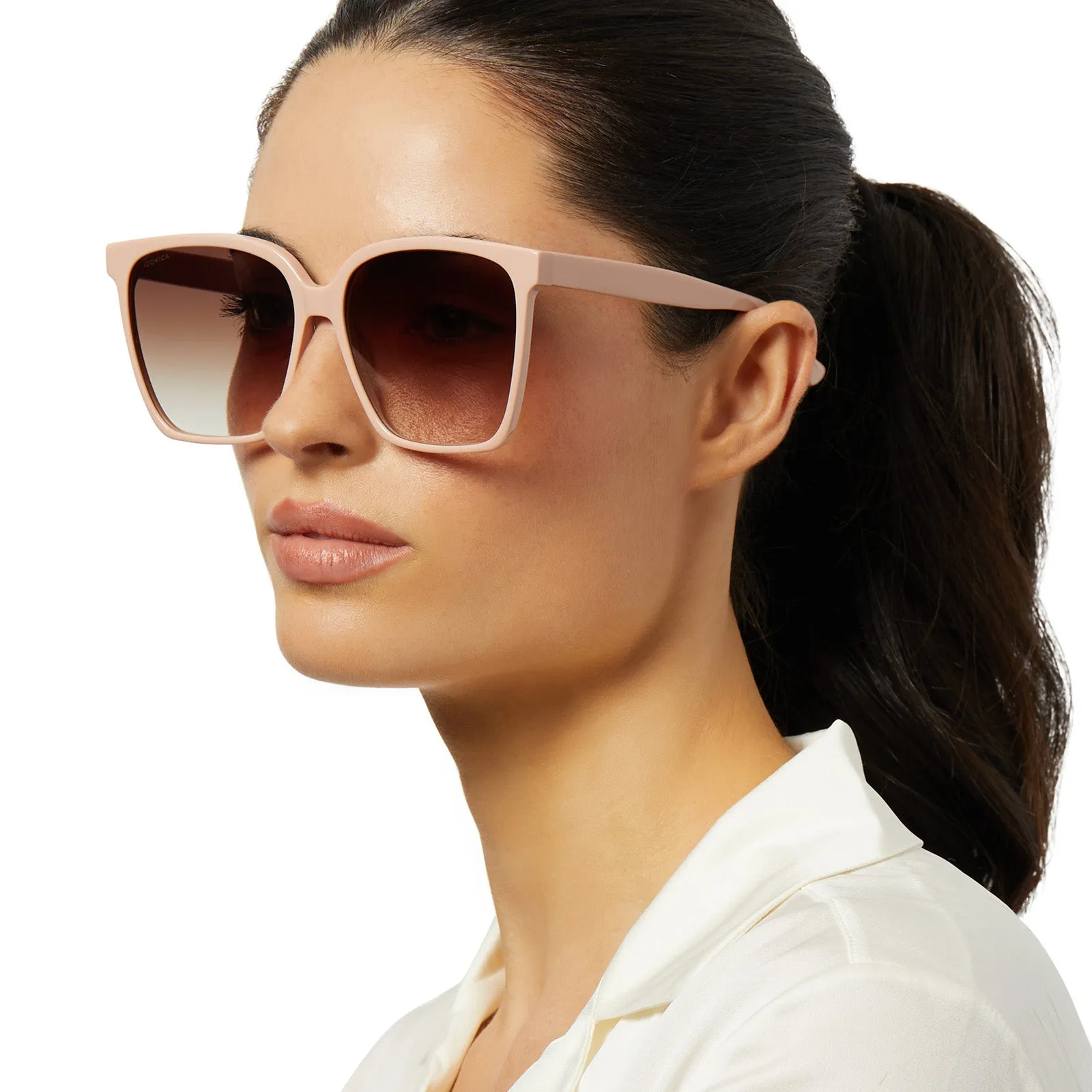 NAOMI - NUDE   BROWN GRADIENT   POLARIZED SUNGLASSES