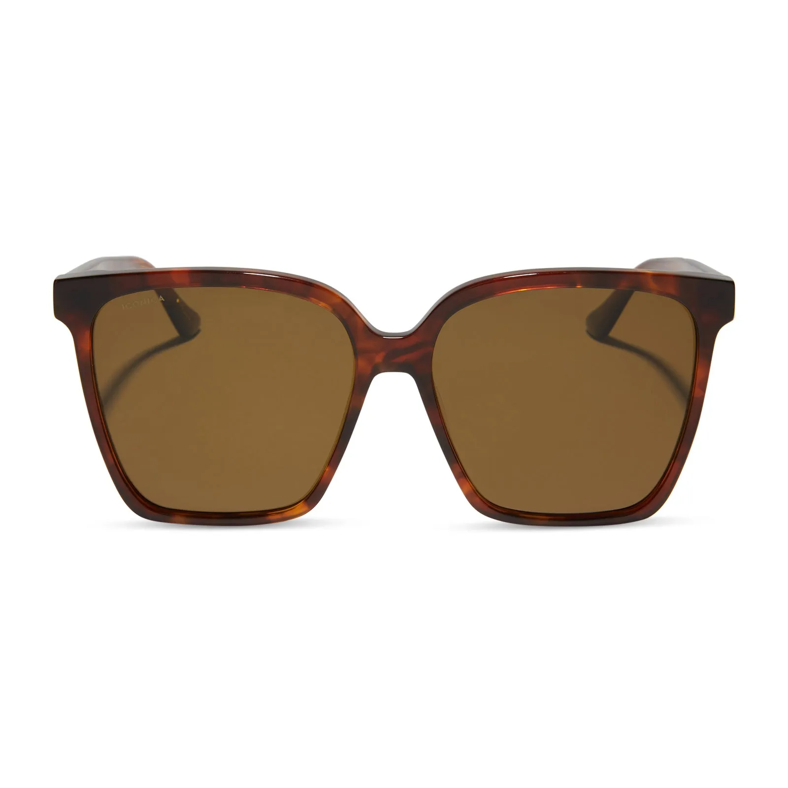 NAOMI - SALTED CARAMEL TORTOISE   BROWN   POLARIZED SUNGLASSES