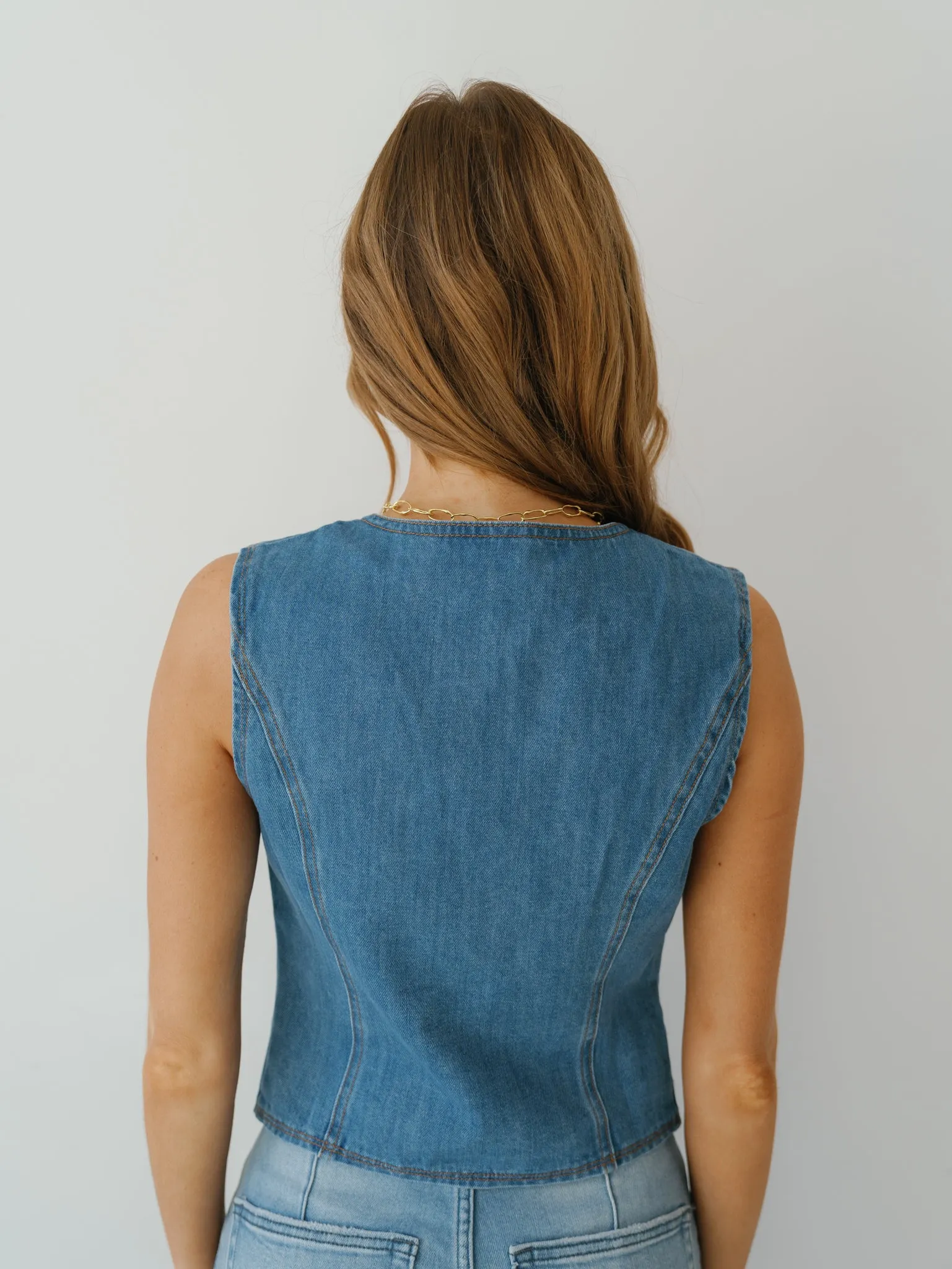 Nicolette Denim Vest