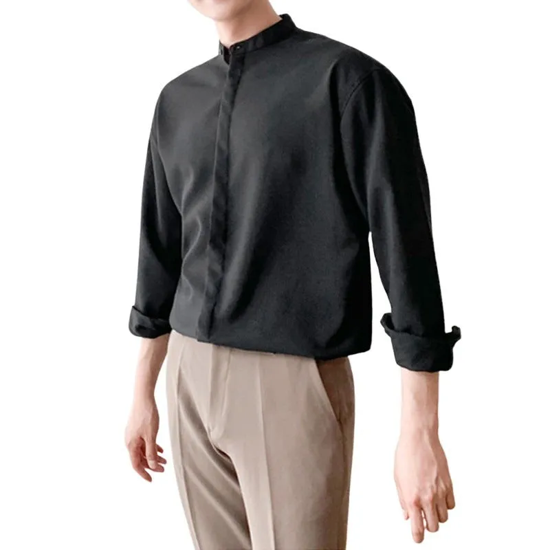 Pologize™ Long Sleeve Silk Button Shirt