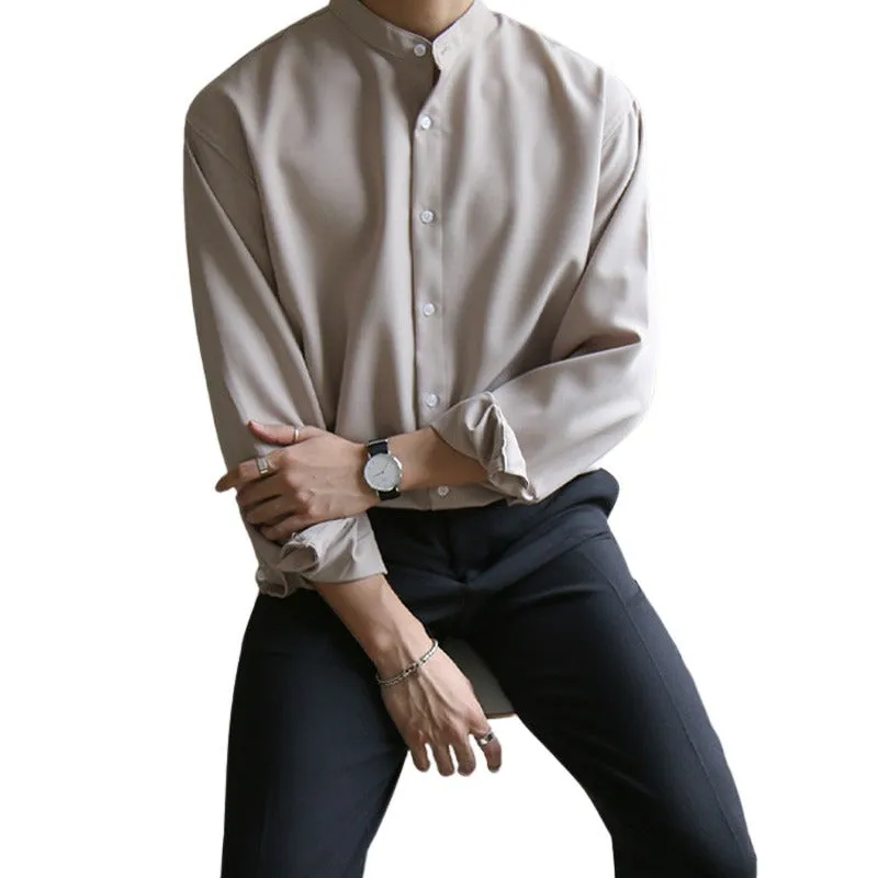 Pologize™ Long Sleeve Silk Button Shirt