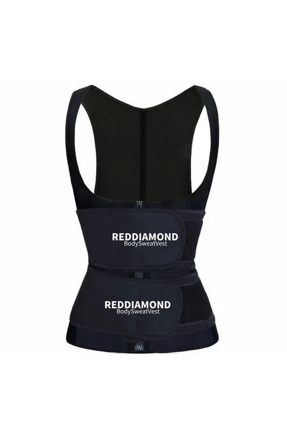 RED DIAMOND BODY SWEAT VEST