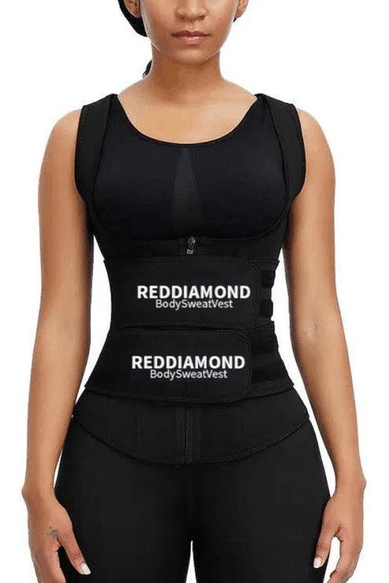 RED DIAMOND BODY SWEAT VEST