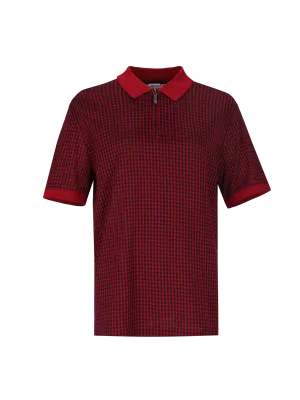 short-sleeved polo shirt