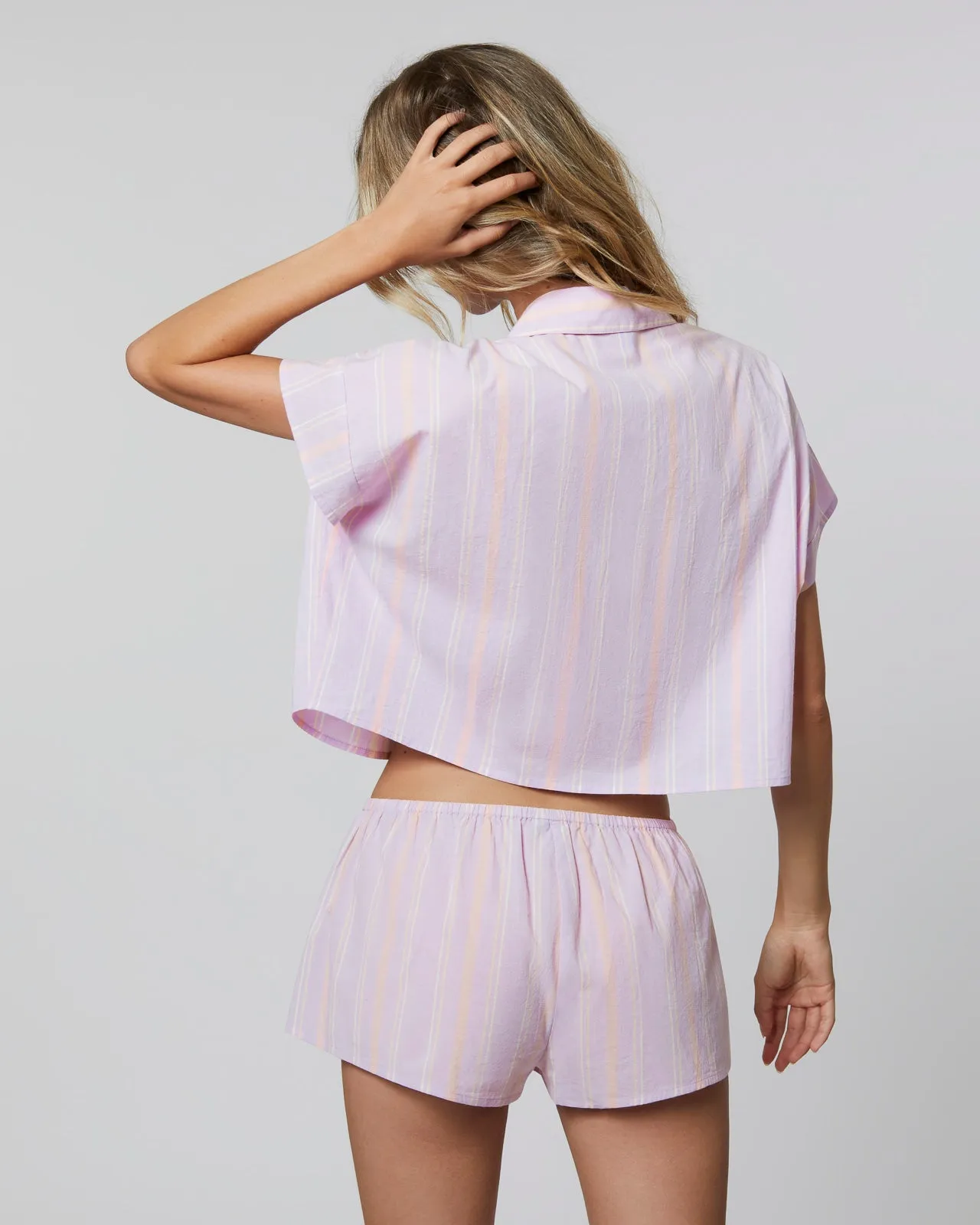 Sunburst Striped Sleep Short