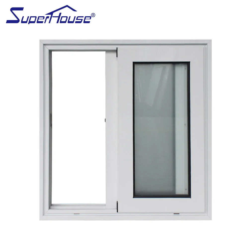 Superhouse USA Standard latest windproof design powder coating aluminium wheel sliding window