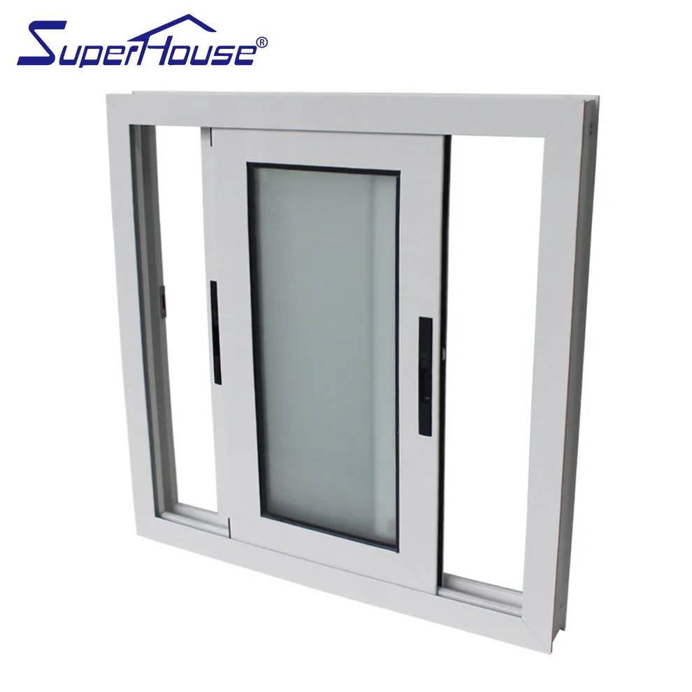 Superhouse USA Standard latest windproof design powder coating aluminium wheel sliding window