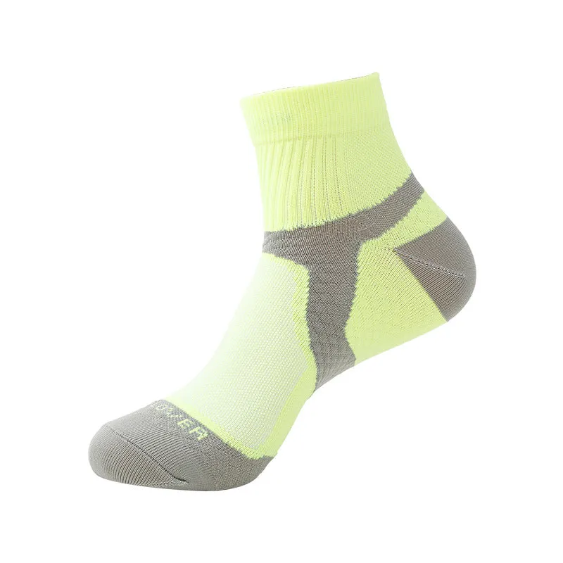 Sweat Absorbing Sports Socks Multicolor Casual Running Socks 6 Packs