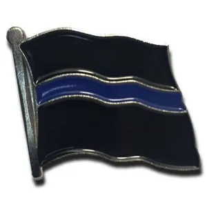 Thin Blue Line Flag Pin