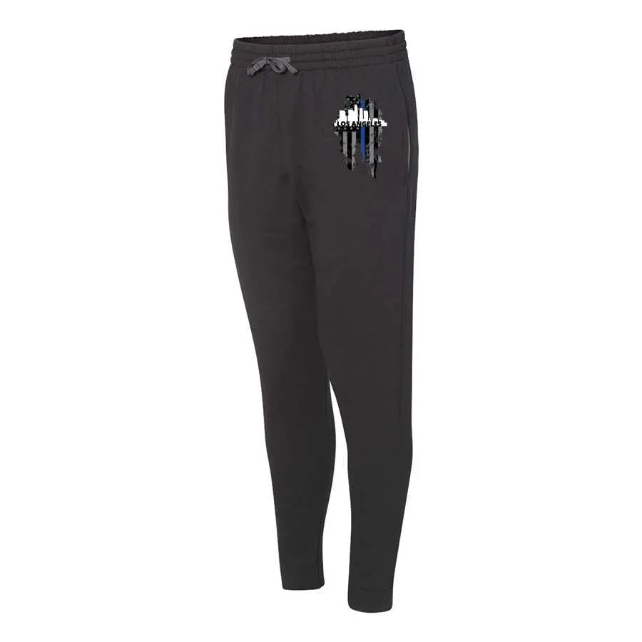 Thin Blue Line Los Angeles Skyline Joggers