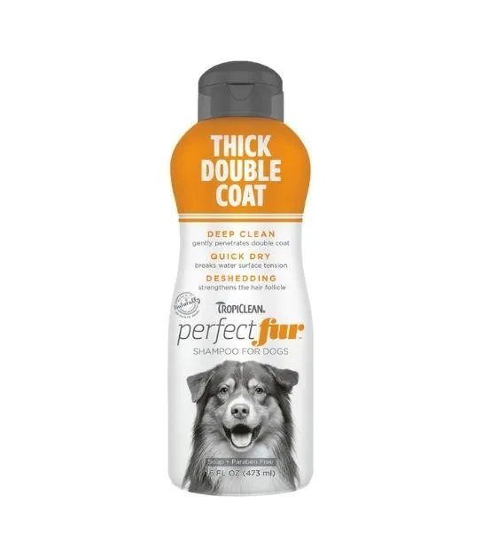 TropiClean PerfectFur Thick Double Coat Shampoo For Dogs