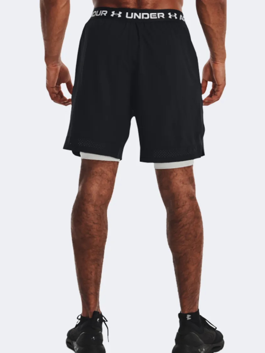 Under Armour Vanish 2 In 1 Men Training Short Black/White